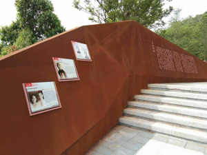 息烽耐候钢挡土墙